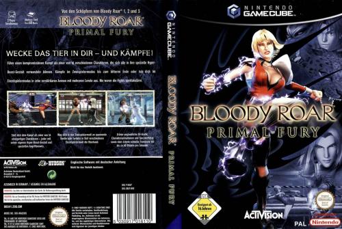 Bloody Roar Primal Fury Cover - Click for full size image